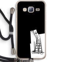 Musketon Painter: Samsung Galaxy J3 (2016) Transparant Hoesje met koord