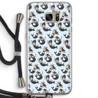 Zeemeermin: Samsung Galaxy S7 Edge Transparant Hoesje met koord Zeemeermin: Samsung Galaxy S7 Edge Transparant Hoesje met koord