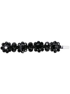 Simone Rocha barrettes à ornements en cristal - Noir