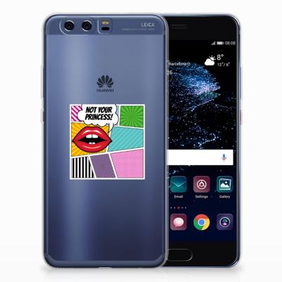 Huawei P10 Plus | Sillicone Back Cover | Popart Princess