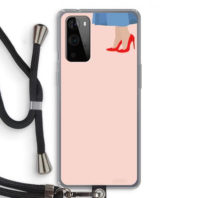 High heels: OnePlus 9 Pro Transparant Hoesje met koord