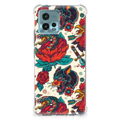 Anti-shock Hoesje met foto voor otorola Moto G72 Old Skool