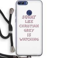Christian Grey: Huawei P Smart (2018) Transparant Hoesje met koord