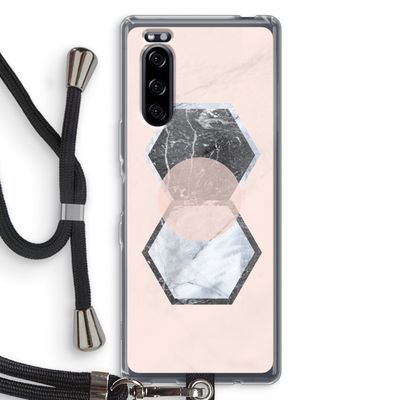 Creatieve toets: Sony Xperia 5 Transparant Hoesje met koord