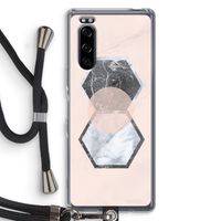 Creatieve toets: Sony Xperia 5 Transparant Hoesje met koord
