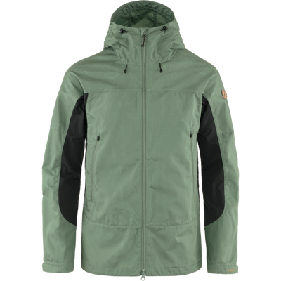Fjallraven Abisko Lite Trekking Jacket Heren Jas Patina Green-Dark Grey M