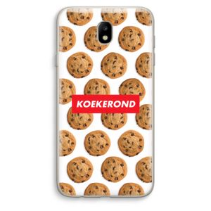 Koekerond: Samsung Galaxy J7 (2017) Transparant Hoesje
