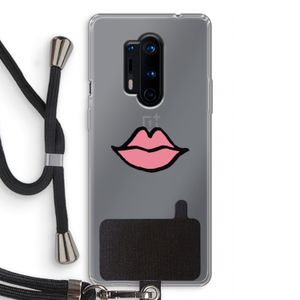 Kusje: OnePlus 8 Pro Transparant Hoesje met koord