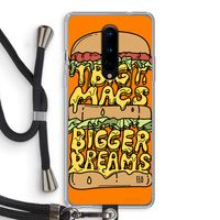 Big Macs Bigger Dreams: OnePlus 8 Transparant Hoesje met koord