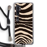 Arizona Zebra: Xiaomi Mi Note 10 Transparant Hoesje met koord
