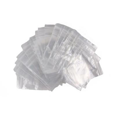 Gripzakjes/verpakkingszakjes - 100x - transparant - 50 x 76 mm/5 x 7,6 cm - hersluitbaar