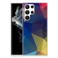 Samsung Galaxy S22 Ultra | TPU Hoesje | Polygon Dark