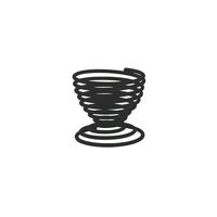 POINT-VIRGULE - Wires - Eierdop 5 cm zwart - thumbnail