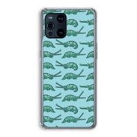 Kroko: Oppo Find X3 Pro Transparant Hoesje Kroko: Oppo Find X3 Pro Transparant Hoesje