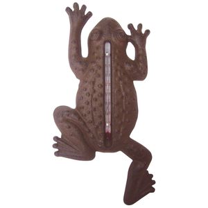 Thermometer kikker gietijzer