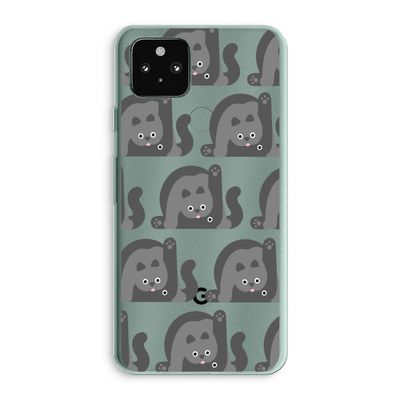 Cats: Google Pixel 5a 5G Transparant Hoesje