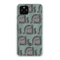 Cats: Google Pixel 5a 5G Transparant Hoesje