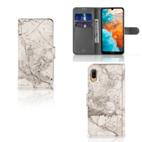 Huawei Y6 (2019) Bookcase Marmer Beige - thumbnail