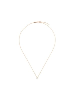 Delfina Delettrez Dots Solitaire diamond necklace - Métallisé