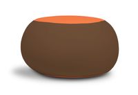 Terapy Ollie zitzak - Bruin + Oranje | 65cm x 65cm x 65cm