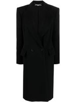 Stella McCartney double-breasted wool coat - BLACK - thumbnail