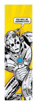 Kunstdruk Doctor Who Comic Cyberman 33x95cm