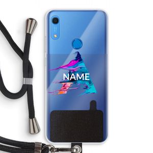 Abstract Spectrum: Huawei Y6s Transparant Hoesje met koord