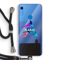 Abstract Spectrum: Huawei Y6s Transparant Hoesje met koord