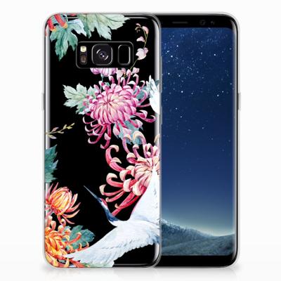 Samsung Galaxy S8 | TPU Hoesje | Bird Flowers