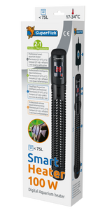 Superfish Smart Heater 100W - Aquariumverwarmer met Digitaal Display & Veiligheidsglas