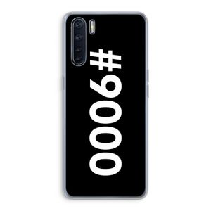 #9000: Oppo A91 Transparant Hoesje