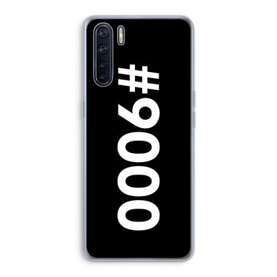 #9000: Oppo A91 Transparant Hoesje