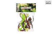 Insecten/reptielen in zak de luxe 6 stuk