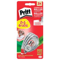 Correctieroller Pritt compact flex 6mm x 10m blister 2+1 gratis - thumbnail