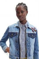 Korte spijkerjasje in truckerstijl - BLUE - XL