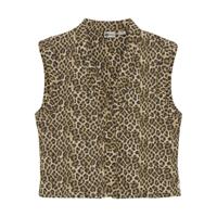 Daily7 winter gilet meisjes - zand - opgevuld/animal Daily7 winter gilet meisjes - zand - opgevuld/animal