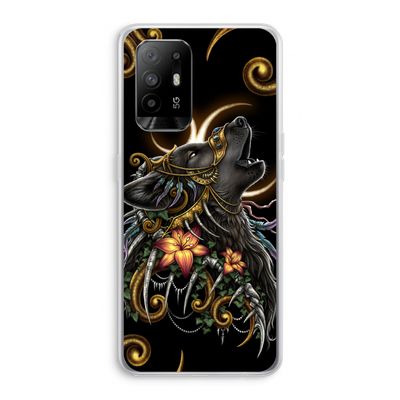 Huilende Wolf: Oppo A94 5G Transparant Hoesje