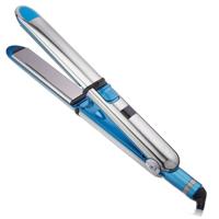 2 in 1 Titanium haar rechtere krultang (blauw)