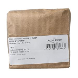 Jacob Hooy hyssop gemalen