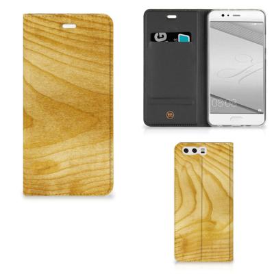 Huawei P10 Plus Book | Wallet Case | Licht Hout