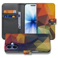 Polygon Color Hoesje Voor iPhone 17 | Portemonnee Hoesje