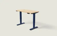 Desktronic HomePro bureau Diepblauw / Eiken / 120x60 cm