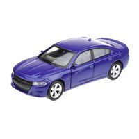 Modelauto Dodge Charger 2016 blauw 1:34 - thumbnail