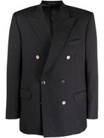 Pierre Cardin Pre-Owned blazer à revers pointus (années 1980) - Gris - thumbnail