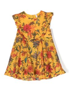 ZIMMERMANN Kids robe sans manches à fleurs - Jaune