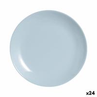 Dessertbord Luminarc Diwali Paradise Blauw Glas 19 cm (24 Stuks)