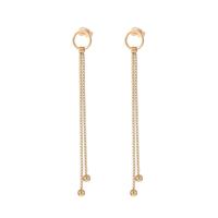Kalli Hang Oorbellen Open Ring en Bolletjes Rosé