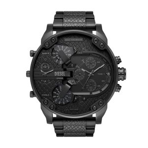 Horlogeband Diesel DZ7468 Staal Zwart 24mm