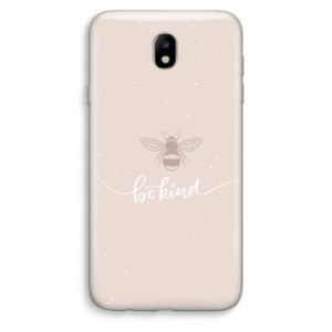 Be(e) kind: Samsung Galaxy J7 (2017) Transparant Hoesje