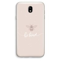 Be(e) kind: Samsung Galaxy J7 (2017) Transparant Hoesje